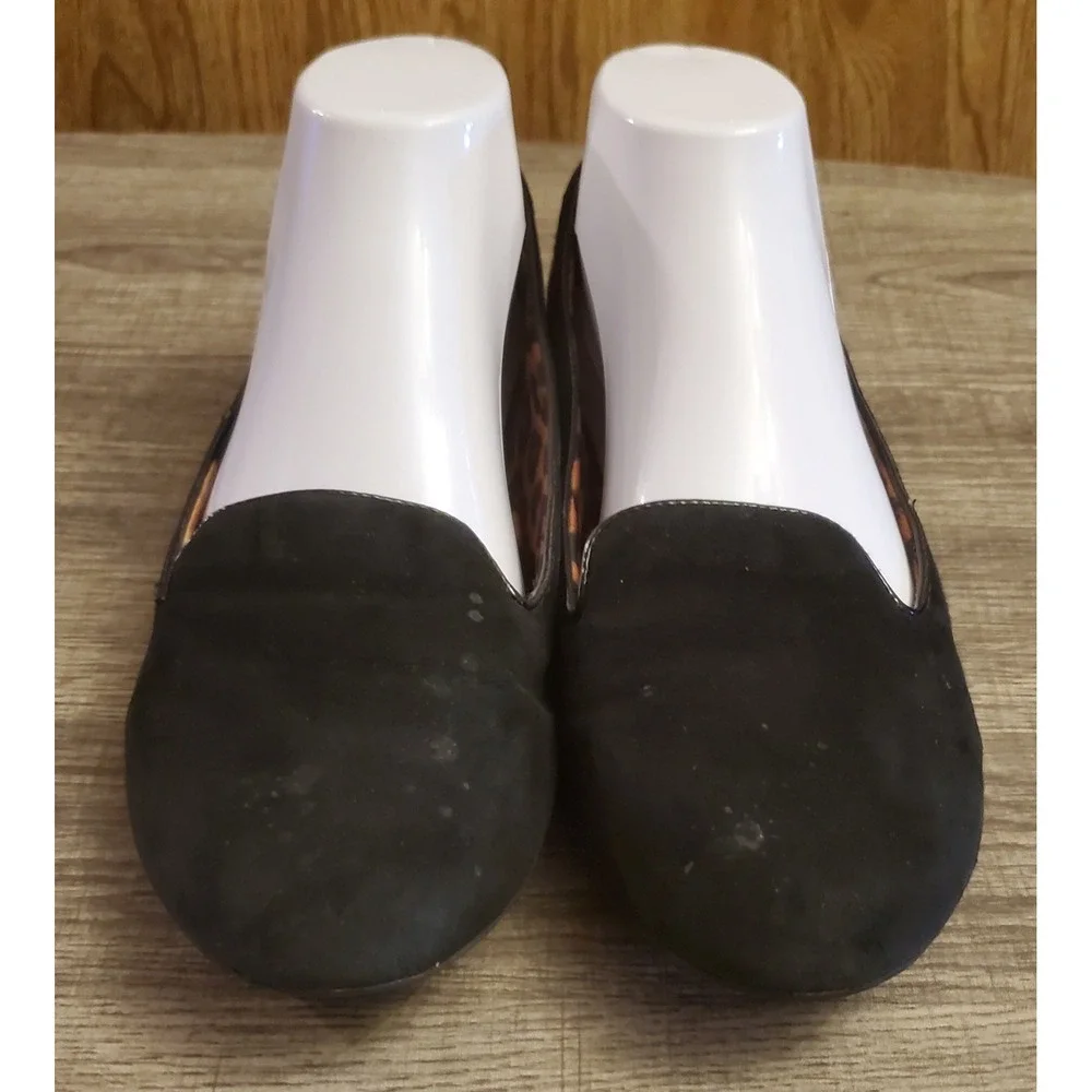 Clarks Bendables Leather Flat Shoes Women's Size‎ 8 Black